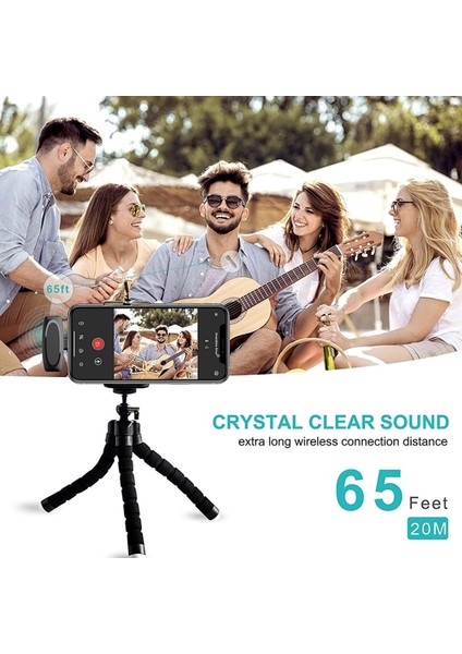 Youtuber'lar, Canlı Yayın, Vlogger'lar, Röportaj, Otomatik Senkronizasyon Klipsi Için Kablosuz Yaka Mikrofonu (Yurt Dışından) fiyatları