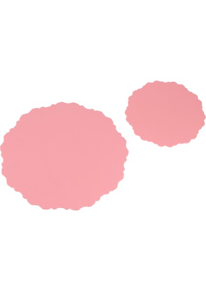 2 Adet/takım 23CM 34CM Silikon Çiçek Servis Altlığı Yağa Dayanıklı Isı Yalıtımı Olmayan Tablemat Mutfak Yıkanabilir Fincan Altlığı (Yurt Dışından)
