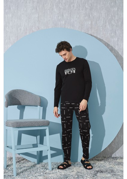 9450 Erkek Baskılı Pijama Takım modelleri