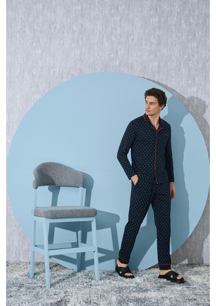 9414 Erkek Düğmeli Pijama Takım fiyatları