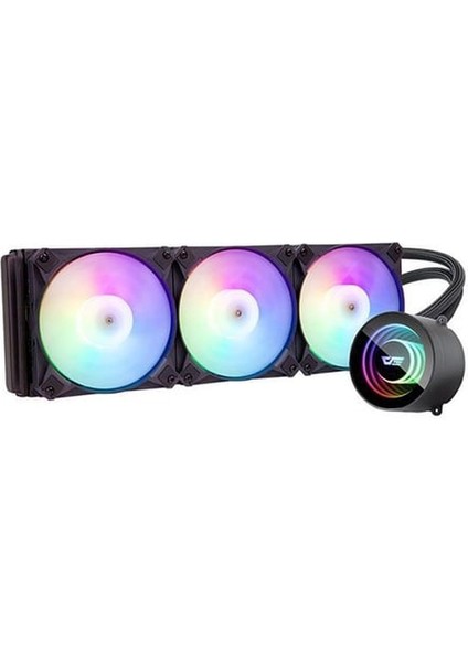 DX360 V2.6 360MM Siyah Sıvı Soğutma