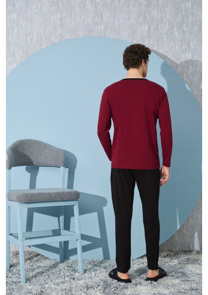 9441 Erkek Baskılı Pijama Takım fırsatları