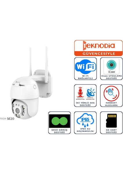 Avenir TECH-M20 2 Mp Ptz Akıllı Wifi Kamera