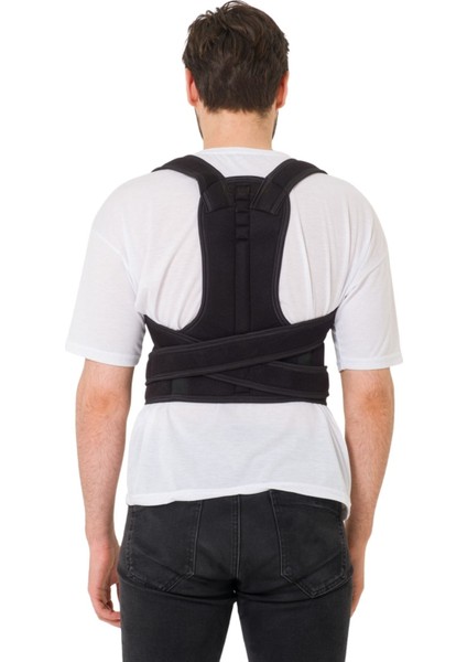 Medikal Korse Omuz Korsesi Manyetik Dik Durmak İçin Korse Siyah Renk
