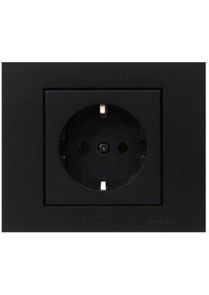 Ovivo Grano Siyah Topraklı Priz fiyatları