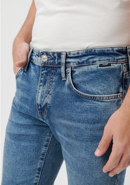 Erkek Jake Koyu Gölgeli Kolej Jean Pantolon 0042285200