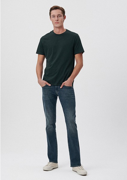 Erkek Marcus Puslu Mavi Black Jean Pantolon 0035134468