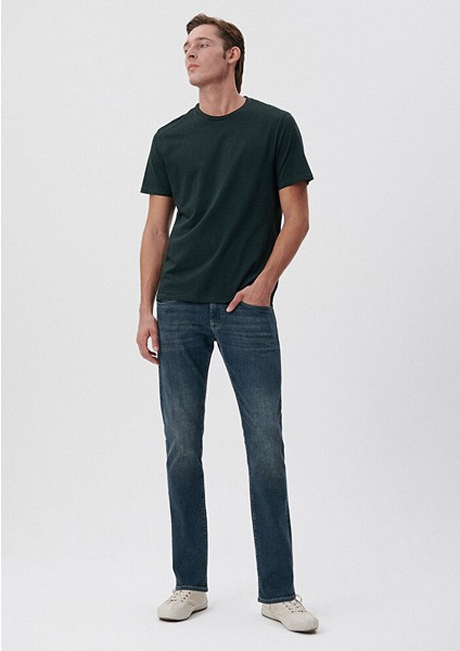Erkek Marcus Puslu Mavi Black Jean Pantolon 0035134468