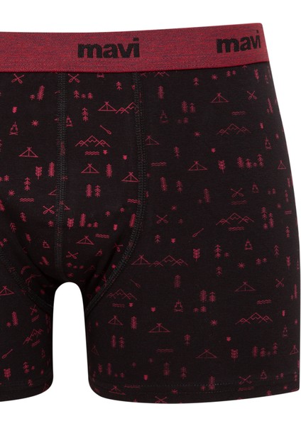 Erkek Baskılı Siyah Boxer 092631-900 fiyatları