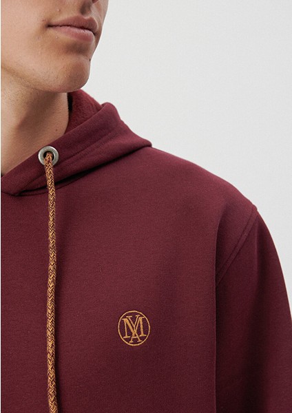Mavi Logo Nakışlı Kapüşonlu Bordo Sweatshirt 065809-70426 indirimleri
