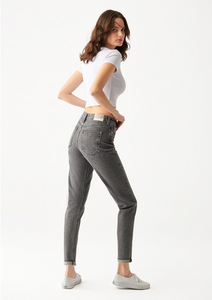Kadın Cindy All Blue Gri Jean Pantolon 100277-31851