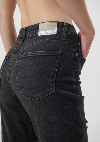 Kadın Star Gri Gölgeli Jean Pantolon 101077-85612