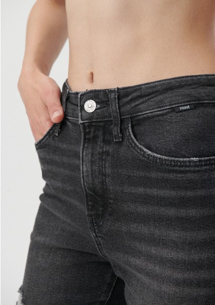 Kadın Star Gri Gölgeli Jean Pantolon 101077-85612