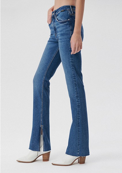 Maria Slit Koyu Gold Icon Jean Pantolon 101560-82662 modelleri