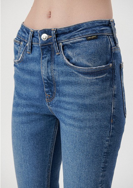 Maria Slit Koyu Gold Icon Jean Pantolon 101560-82662