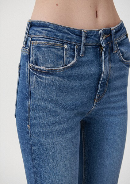 Maria Slit Koyu Gold Icon Jean Pantolon 101560-82662