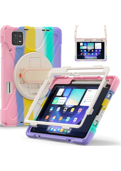 Xiaomi Pad 6 / Pad 6 Pro Tablet Kılıf Pc+Silikon Kickstand Serminal Koruyucu Kapak Kayış (Yurt Dışından) fırsatları