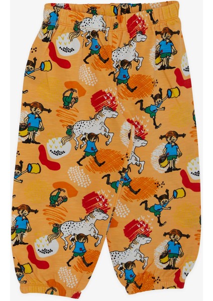 Girls & Boys Erkek Bebek Pijama Takımı Çılgın Kız Desenli 9 Ay-3 Yaş, Hardal Sarı fırsatları