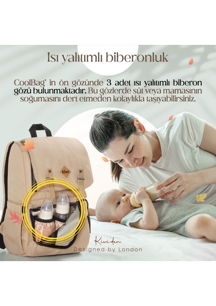 Coolbag  Anne-Bebek Bakım Sırt Çantası