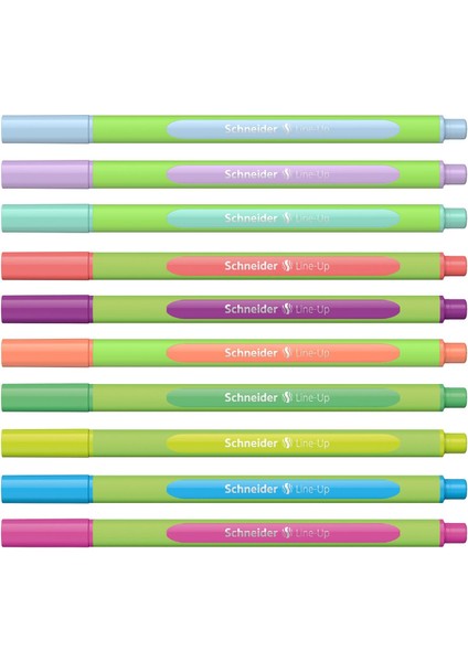 Line Up 0.4mm Pastel Tükenmez Kalem Metal Tüp 10'lu Set SCT951