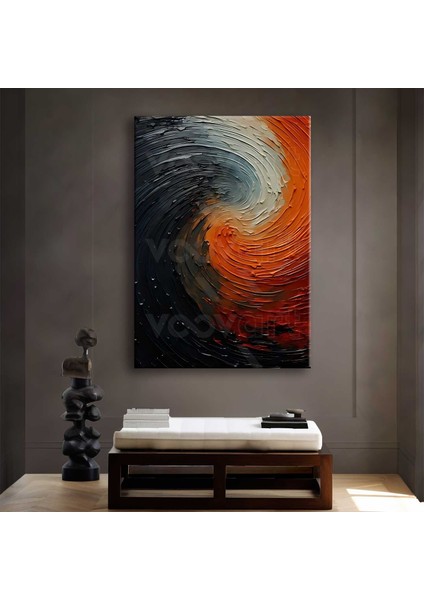 Abstract Art Dekoratif Kanvas Tablo - VOOV2540