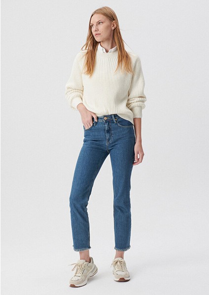 Kadın Viola Mavi Gold Vintage Jean Pantolon 101048-84207 fiyatları