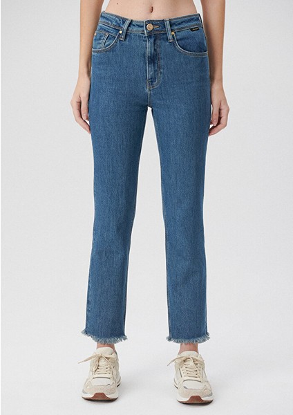 Kadın Viola Mavi Gold Vintage Jean Pantolon 101048-84207 modelleri