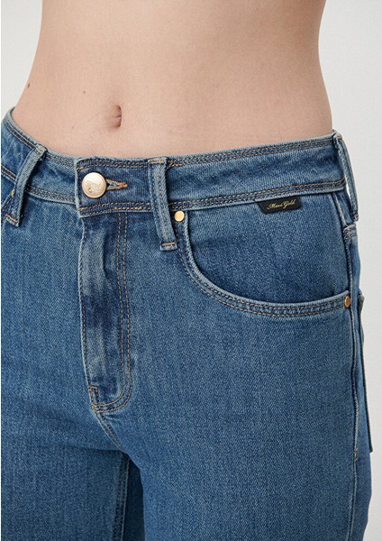 Kadın Viola Mavi Gold Vintage Jean Pantolon 101048-84207 indirimleri