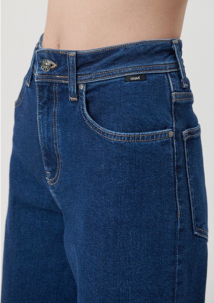 Kadın PALOMA Koyu Mavi Premium Jean Pantolon 1010114-85125