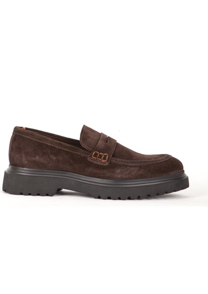 18542 Erkek Süet Deri Erkek Loafer