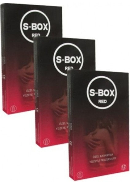3 Adet Kabartmalı Prezervatif 12x3 Condom Set
