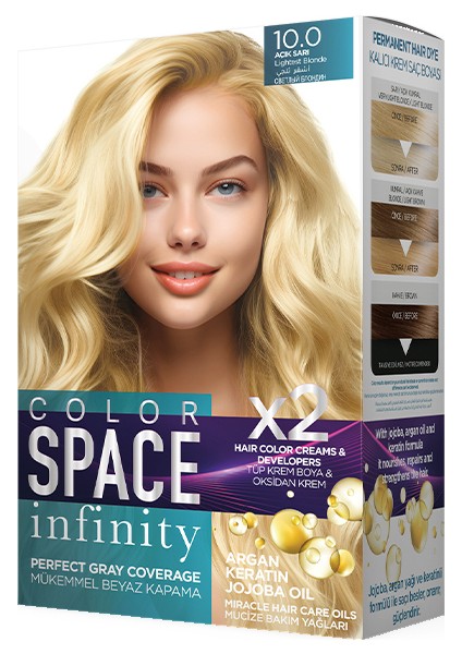 Color Space Set Boya 10.0 Açık Sarı