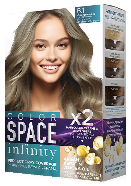 Color Space Set Boya 8.1 Küllü Açık Kumral