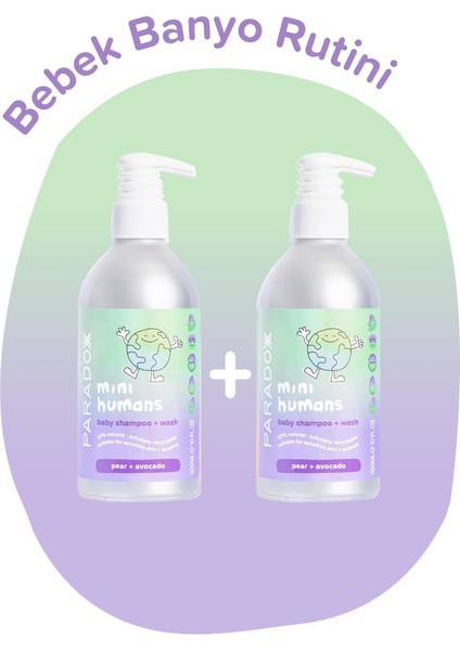 Favourite Shampoo Set - Bebek ve Çocuk Için Ikili Saç & Vücut Şampuanı