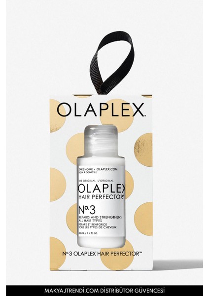 Olaplex No.3 Holiday Ornament - Yılbaşı Özel Mini Boy Bağ Güçlendirici ve Saç Kusursuzlaştırıcı - 50 ml