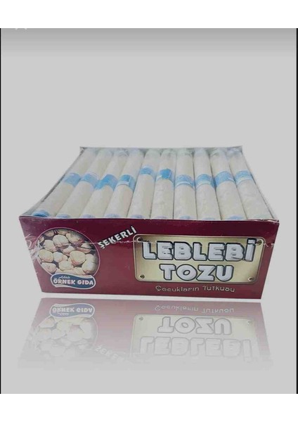 Nostaljik Leblebi Tozu 80'li ve 90'lı Yılların Efsanevisi Leblebi Tozu.(40 Adet Tüp) Tam Paket