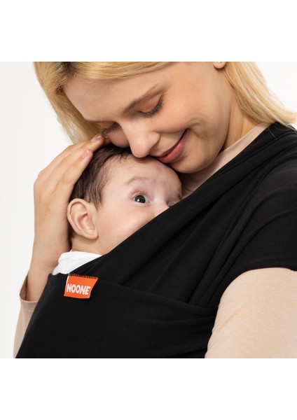 Wrap Sling - Pamuklu Esnek Bebek Taşıma Şalı - Yenidoğan Bebeklerin Ihtiyacı Olan Ten Teması ve M Pozisyonu