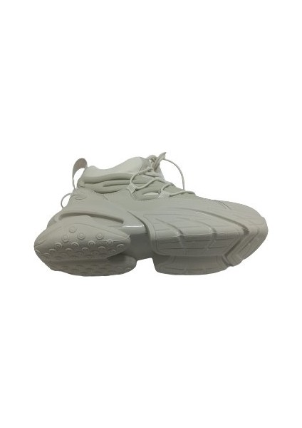 Bej Kadın Sneaker Bot Ayakkabı