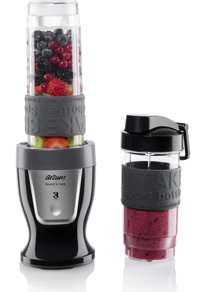 AR1032 Shake'n Take Kişisel Blender, 300 W, Bpa Içermez, Siyah