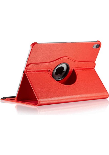 Apple iPad Pro 12.9 3.nesil Kılıf Yatay ve Dikey Standlı Dönerli Deri Kılıf (Model A1876,A1895,A2014)
