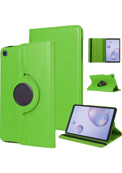 Samsung Galaxy Tab S6 Lite Kılıf Yatay ve Dikey Standlı Dönerli Deri Kılıf (Model SM-P610,T615,T617)