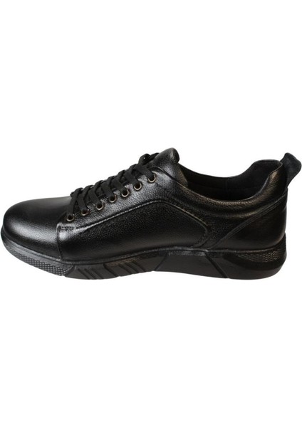 Erkek Siyah Cilt Deri Soğuya ve Kışa Dayanıklı Ayakkabı modelleri