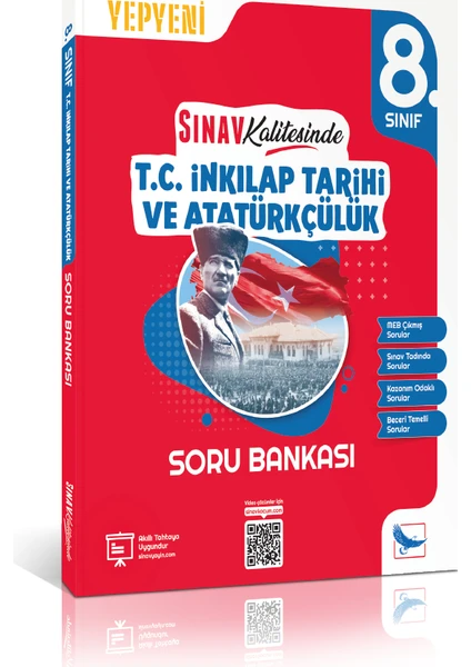 Sınav Yayınları Kalitesinde 8. Sınıf LGS T.C. İnkılap Tarihi ve Atatürkçülük Soru Bankası