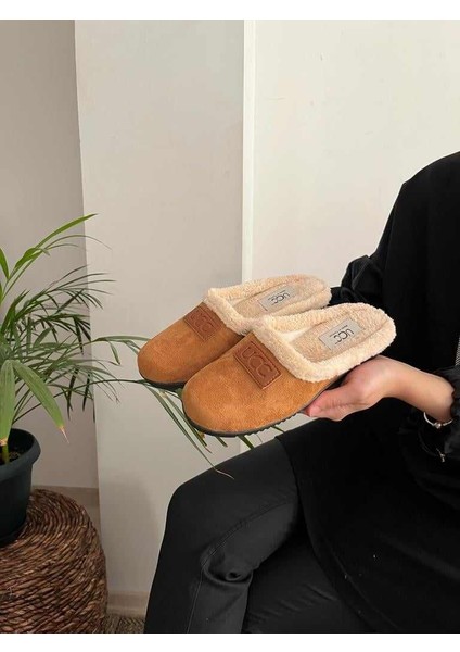 Ucc Önü Kapalı Yünlü Ev Terliği Çeyiz Bohça Hediyelik Günlük