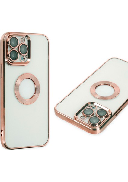 iPhone 14 Pro Max Kılıfı Logo Yeri Açık Kılıf Kamera Koruyucu