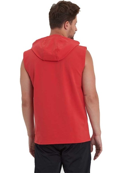 Erkek Kapüşonlu Kanguru Cepli Kolsuz Sweatshirt fırsatları