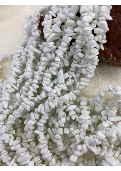 Beyaz Oniks Kırık Taş Dizisi ,80 Cm Doğal Kırıktaş Beyaz Oniks