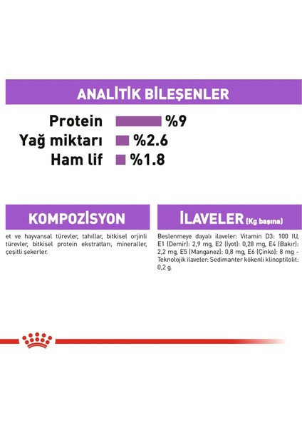 Sterilised Kısırlaştırılmış Kedi Konservesi 85GR 4'lü Paket