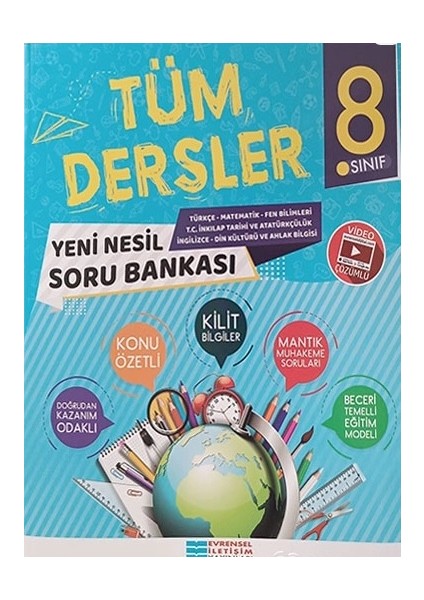 8.Sınıf Tüm Dersler Konu Özetli Soru Bankası