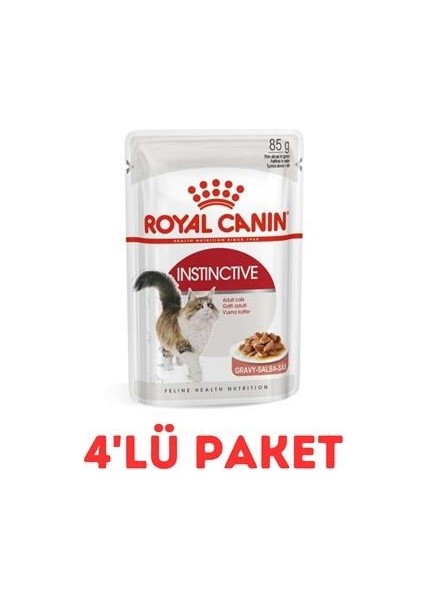 Instictive Kedi Konservesi 85GR 4'lü Paket